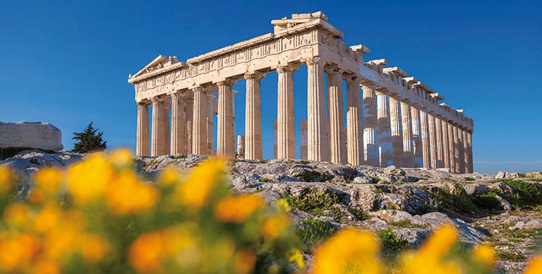 The Acropolis in Athens, Greece